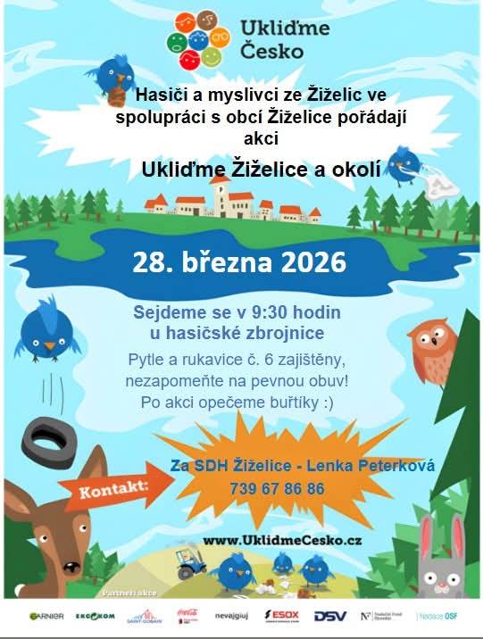 Máme radost, že se do jarního úklidu zapojuje více aktivních lidí a skupin. Letos tedy nepojedeme jen v jedné linii, ale v několika frontách, což bereme jako skvělou zprávu pro naši obec i její okolí.
