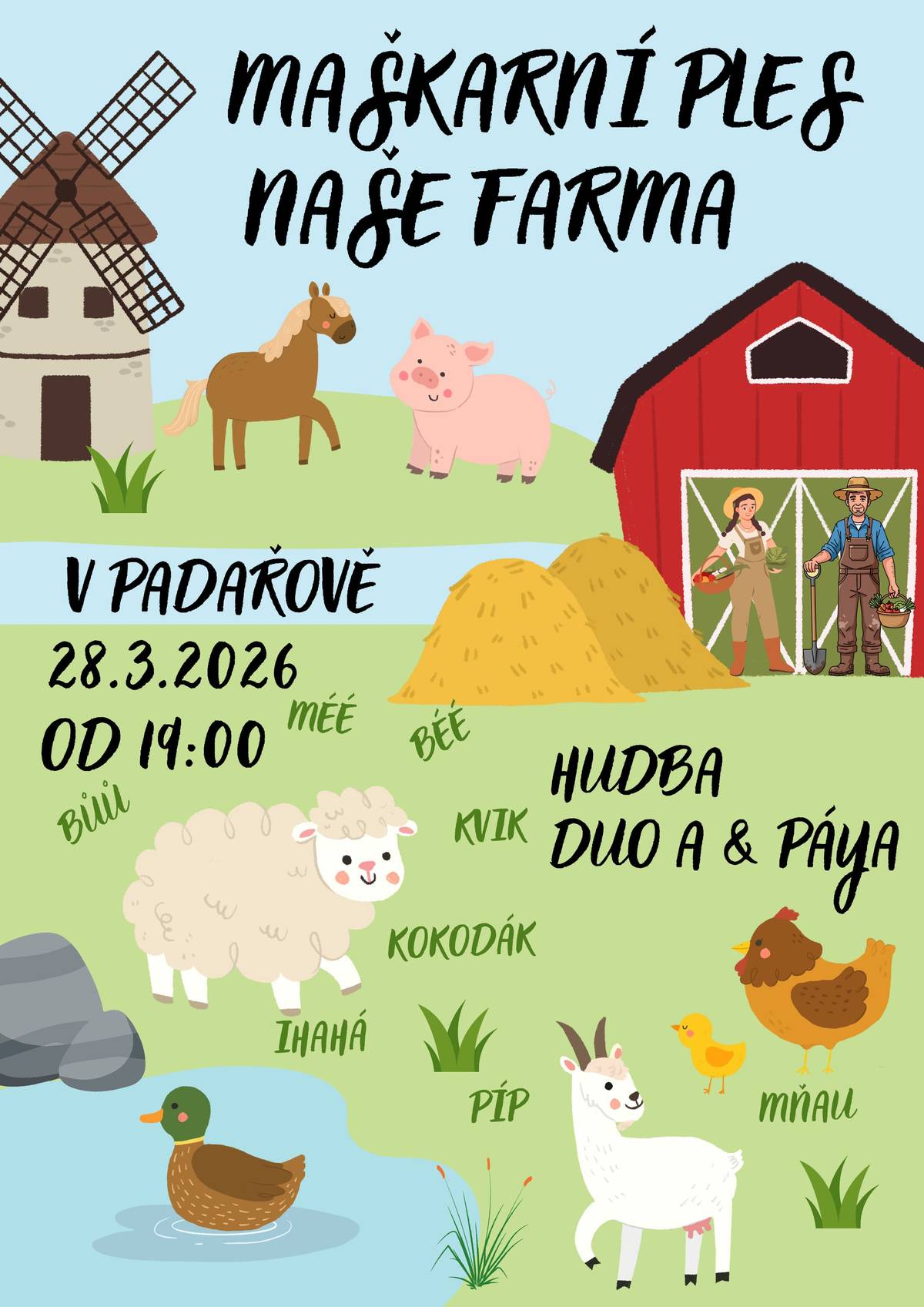 28. března 2026 od 19:00 hod. - KD Padařov