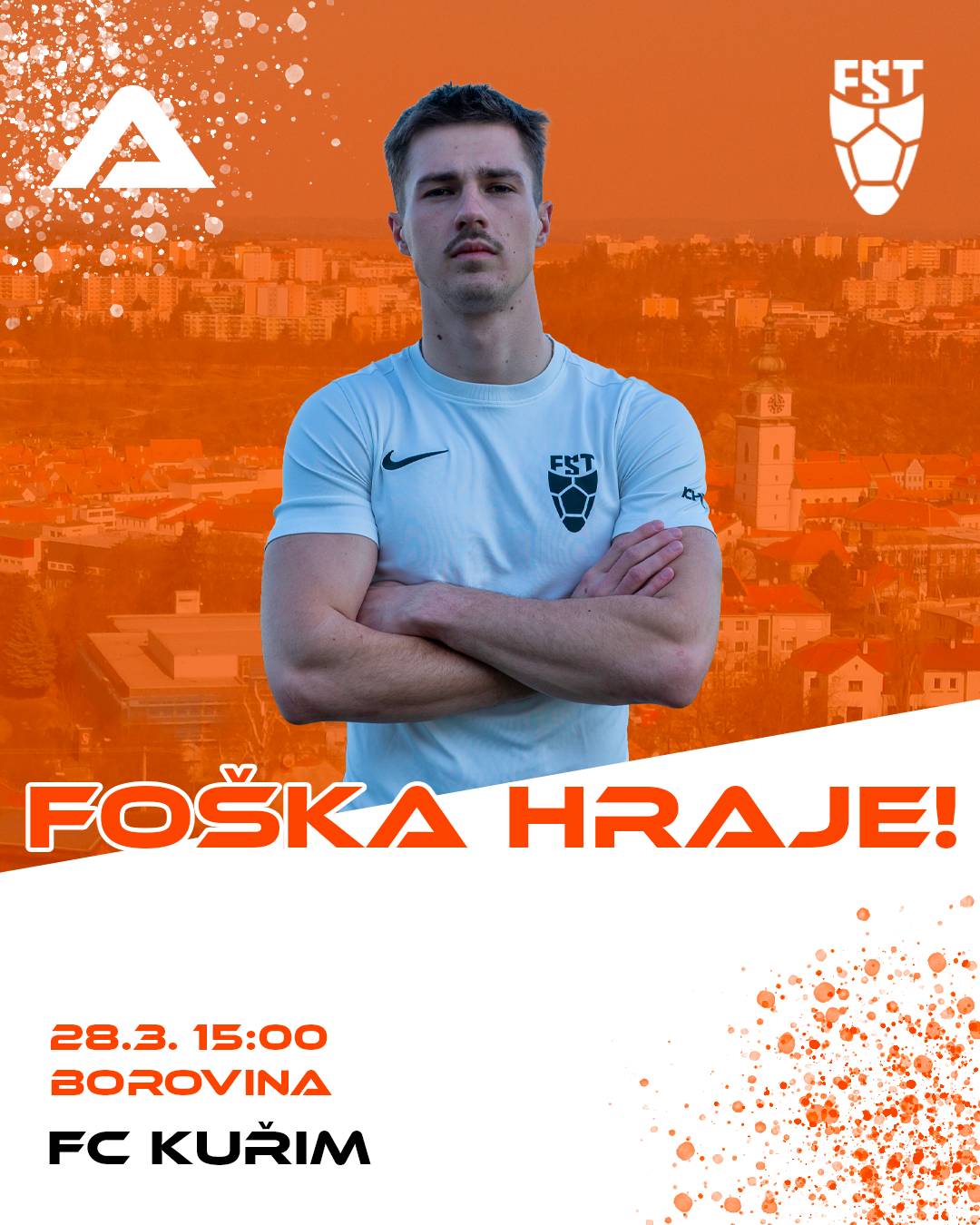 Přijď podpořit domácí tým SK FŠ Třebíč v napínavém zápase proti FC Kuřim! 📅 28. března 🕒 15:00 📍 Borovina, Třebíč Přijď se podívat na domácí zápas a podpořit Fošku. Těšíme se na viděnou.