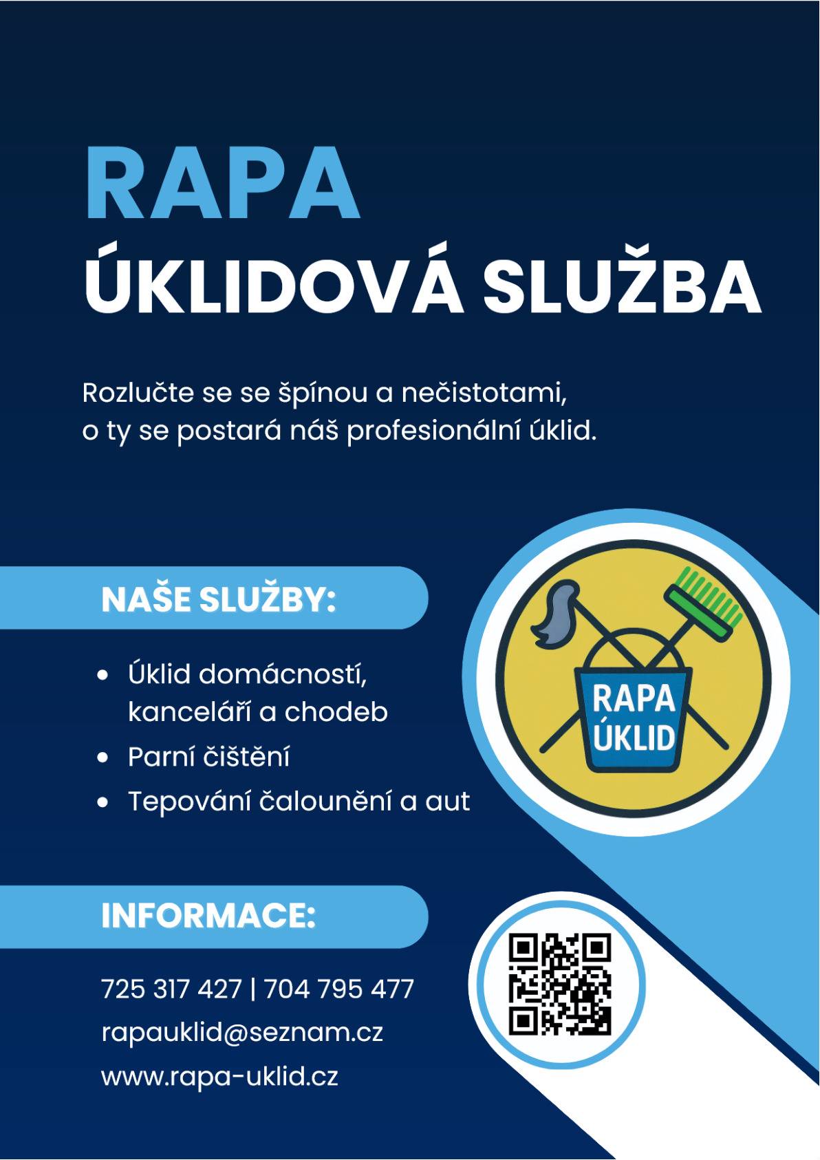 Firma RAPA vám nabízí pomoc nejen s jarním úklidem domácnosti.