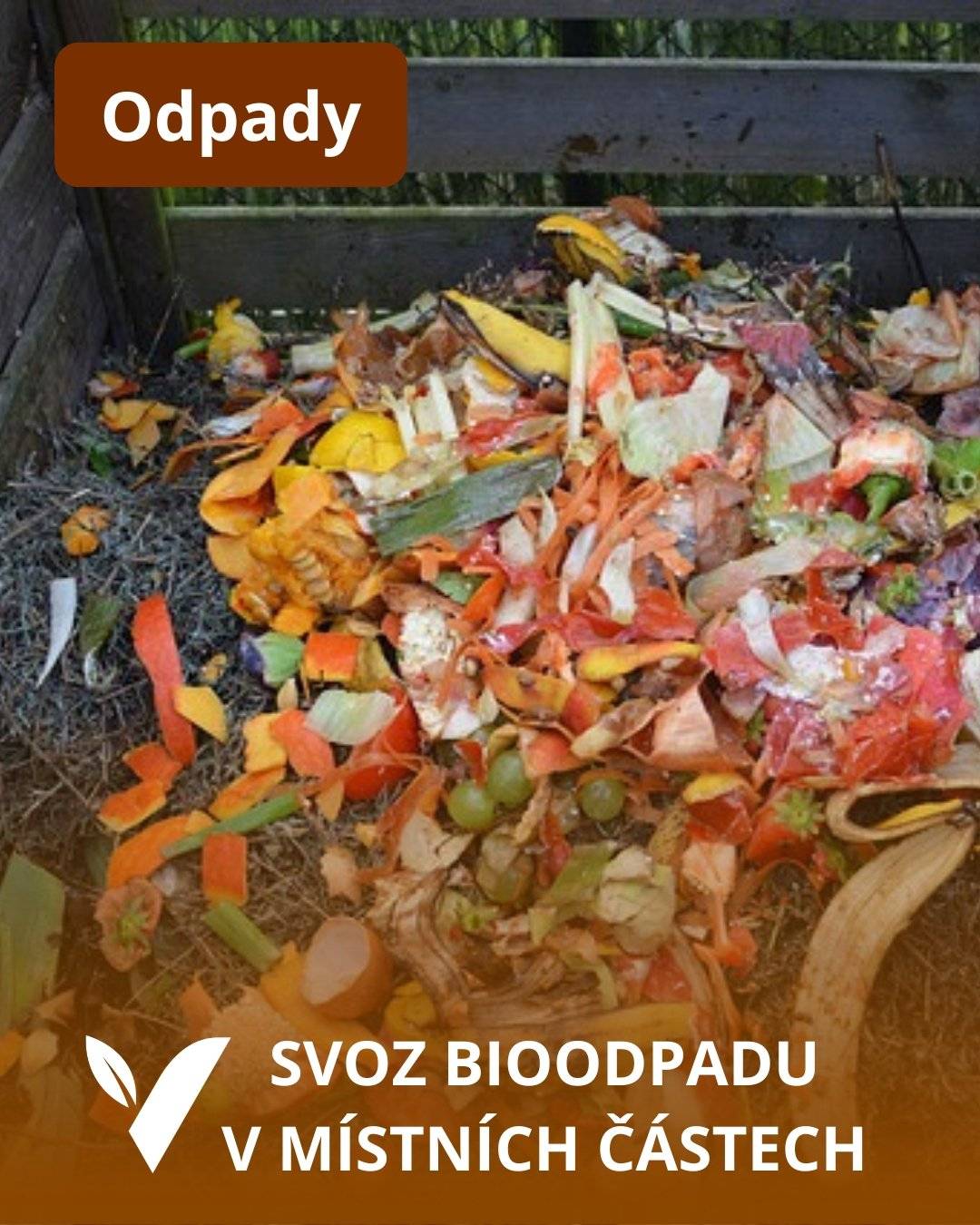 V místních částech Klokočov, Jelenice, Prostřední Dvůr, Lhotka, Podhradí, Zálužné a Nové Těchanovice budou opět přistaveny velkoobjemové (oranžové) kontejnery na bioodpad ♻️ Poprvé už v pondělí 30. 3. 2026 Kde kontejnery najdete? Sudý týden:  Klokočov – u sokolovny Zálužné – u kapličky Prostřední Dvůr – točna Lhotka – u požární zbrojnice  Lichý týden:  Klokočov – střídavě: váha / točna u LDN Podhradí – u Slezského hotelu Jelenice – za KD Nové Těchanovice – u zastávky    Co do kontejnerů patří? Z domácností: slupky a zbytky ovoce a zeleniny, čajové sáčky, kávová sedlina, skořápky, piliny, hobliny Ze zahrad: tráva, listí, květiny, zbytky rostlin, spadané ovoce, drobné větve Co tam nepatří?  gastro odpad (maso, kosti, zbytky jídel, pečivo) oleje a tuky uhynulá zvířata plast, papír, suť, kamení směsný a objemný odpad  Větší větve a objemný bioodpad odevzdávejte na sběrném dvoře. Sběrný dvůr (březen–listopad): Út: 10:00–14:00 Čt: 12:00–18:00 So: 8:00–12:00 Děkujeme, že třídíte a pomáháte udržovat Vítkov čistý.