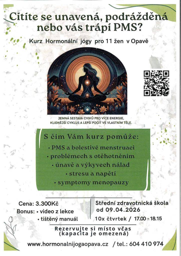 od 9.4.2026 17:00 -18:15 hod. Střední zdravotnická škola Opava