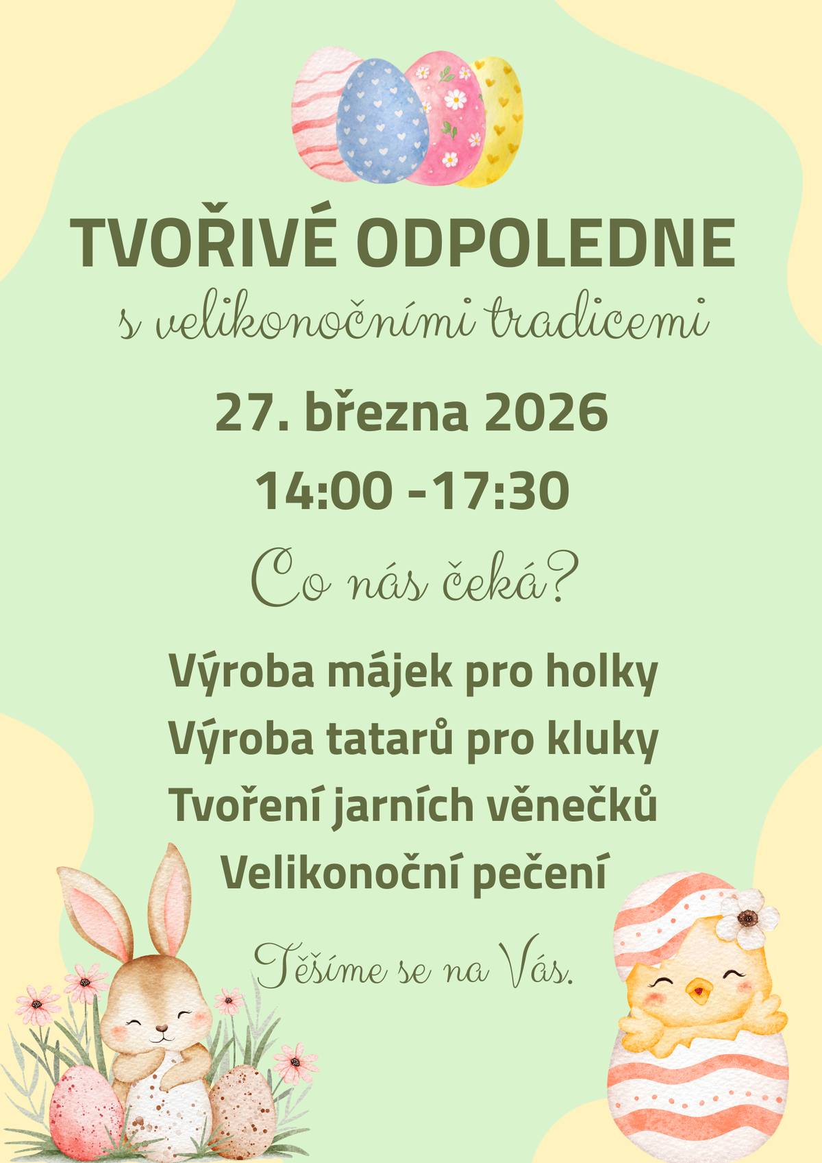 VELIKONOČNÍ TVOŘENÍ VE ŠKOLE