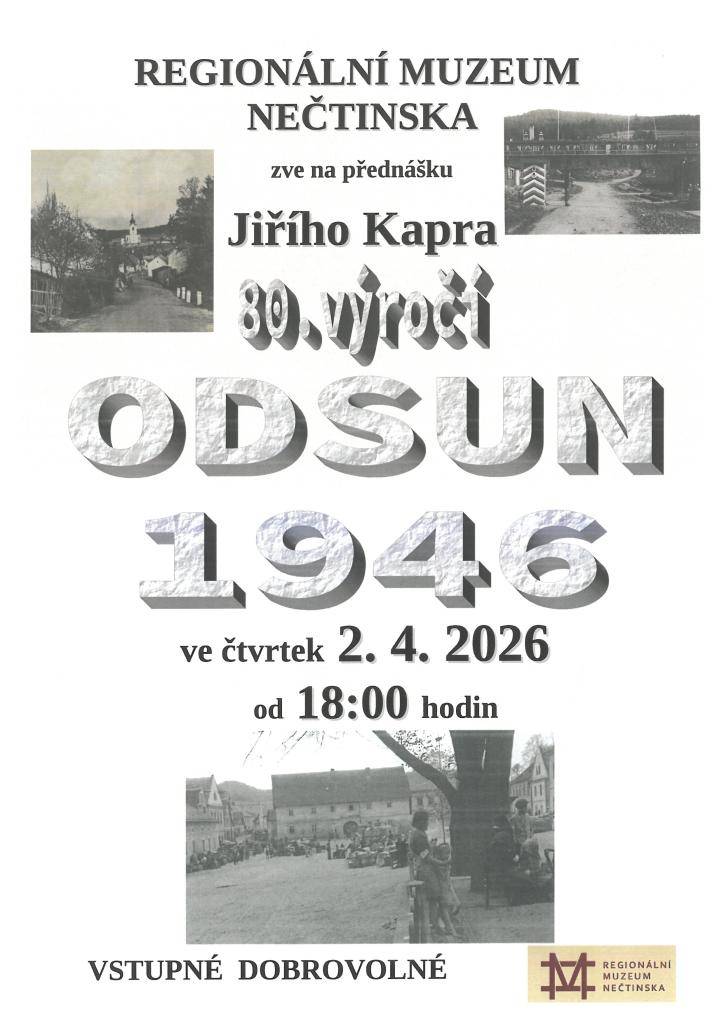 Srdečně zveme na přednášku pana Jiřího Kapra, která se uskuteční v Regionálním muzeu.