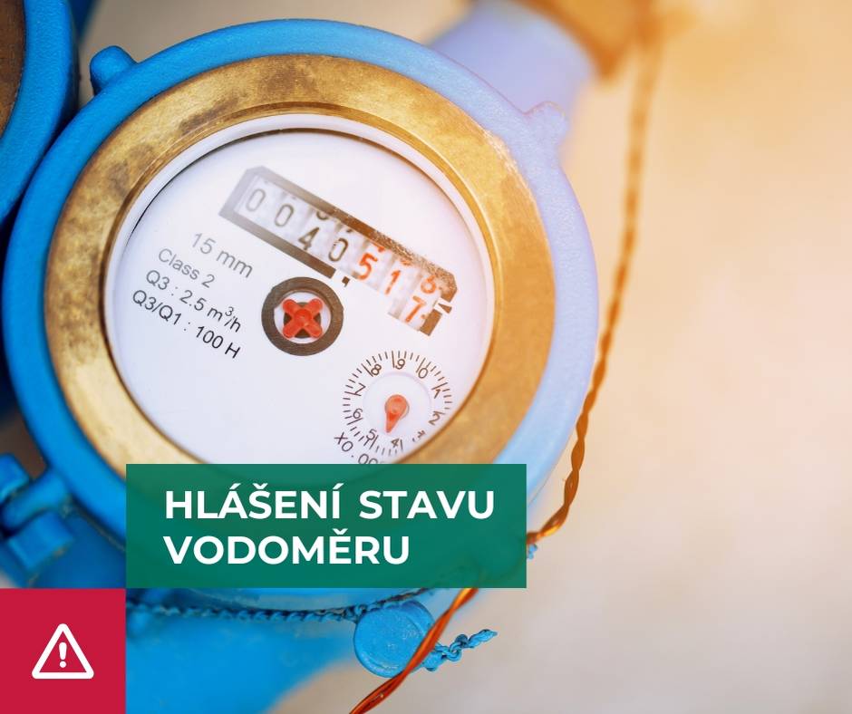 Služby obce Město Albrechtice žádají občany o nahlášení stavu vodoměru do 31. 3. 2026. Toto hlášení se netýká odběratelů, kteří mají vodoměr s dálkovým odečtem.