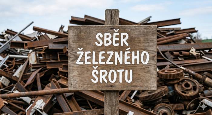 Sbor dobrovolných hasičů Tvarožná pořádá v sobotu 28. března od 9 hodin sběr železného šrotu. Těžké věci po domluvě vynesou.