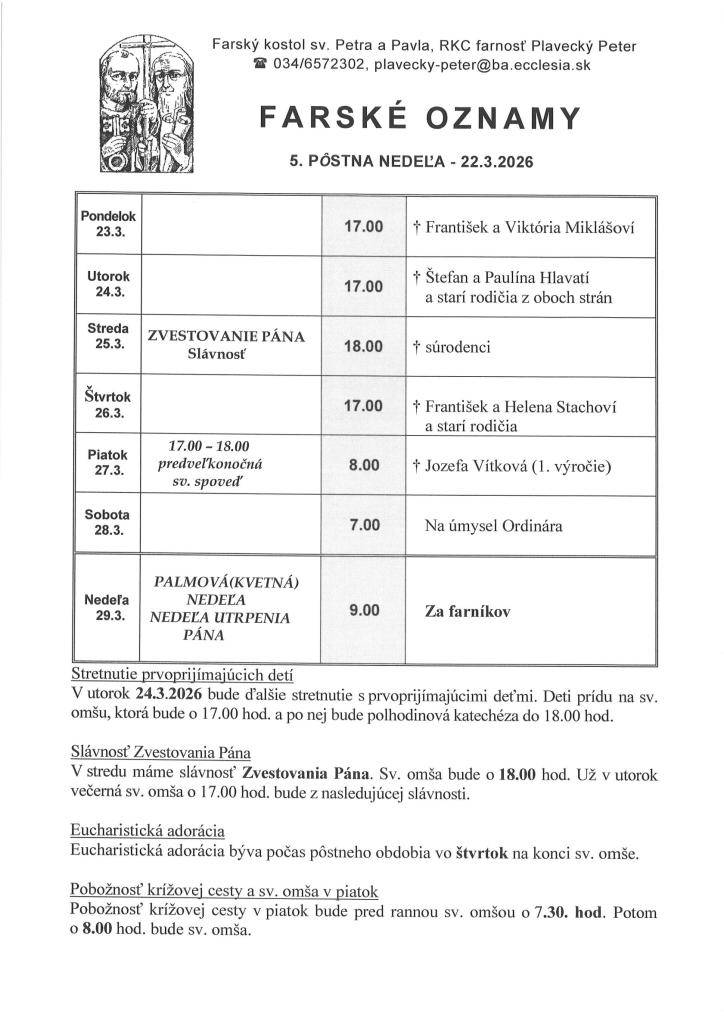 od 23.3. do 29.3.2026