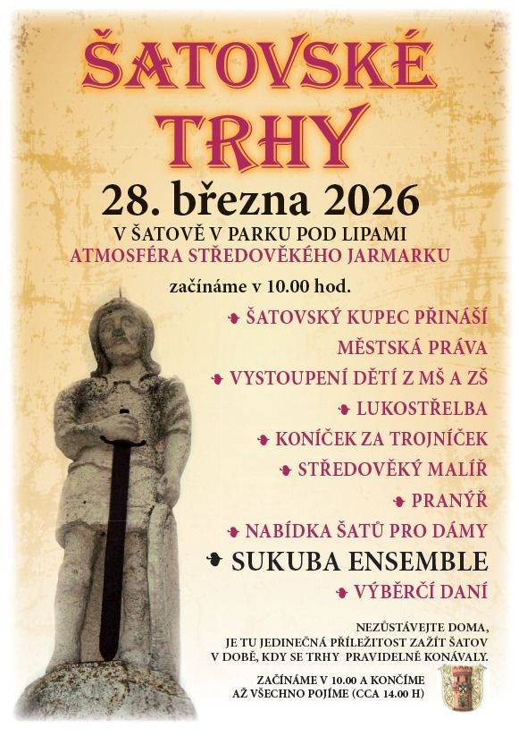 v případě nepřízně počasí se akce koná v kulturním domě.