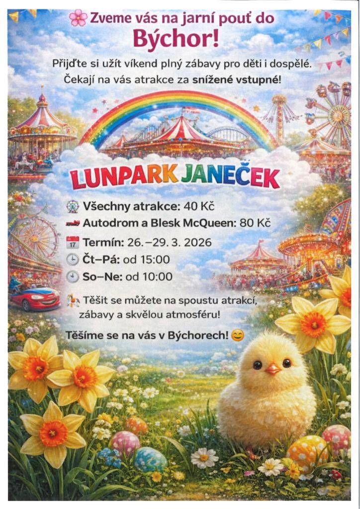LUNAPARK JANEČEK - Jarní pouť v Býchorech