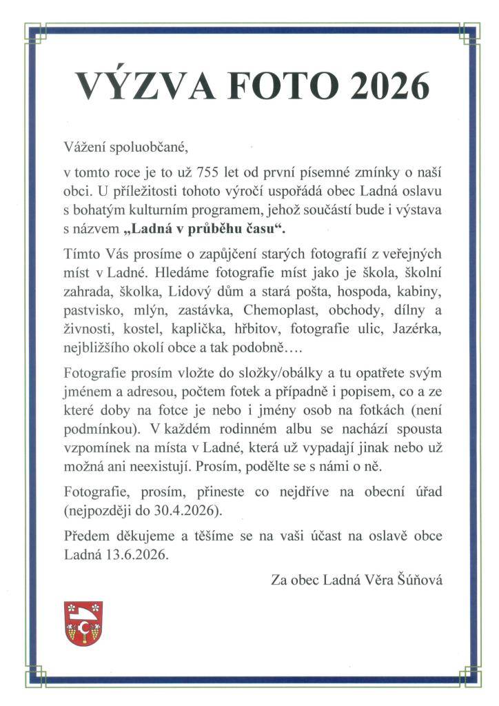 Zapůjčení fotografií