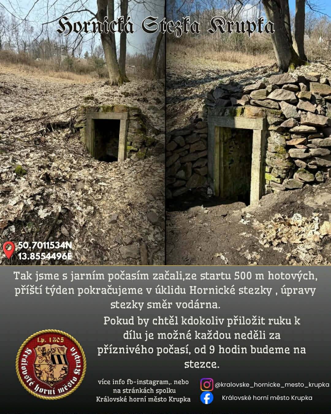 Úklid Hornické stezky.