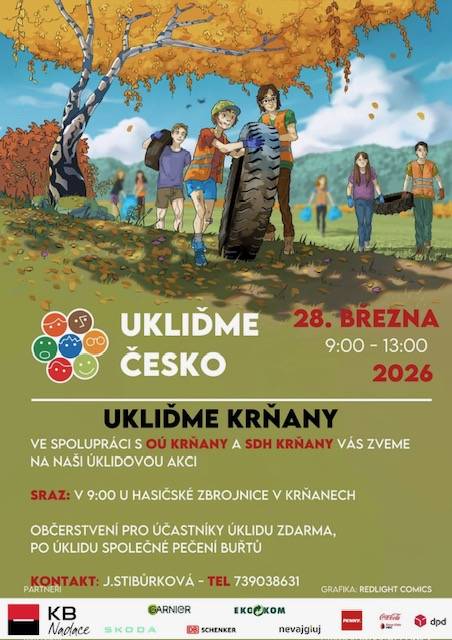 Ukliďme Česko - Krňany 28.3.2026