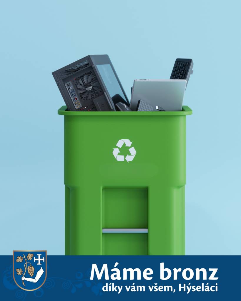 A víte, koho je to zásluha? Vás, občanů! Díky za to, že třídíte elektroodpad.