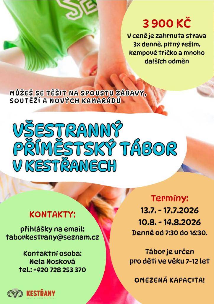 bližší informace na plakátě  kontaktní osoba: Nela Nosková tel. 728 253 370