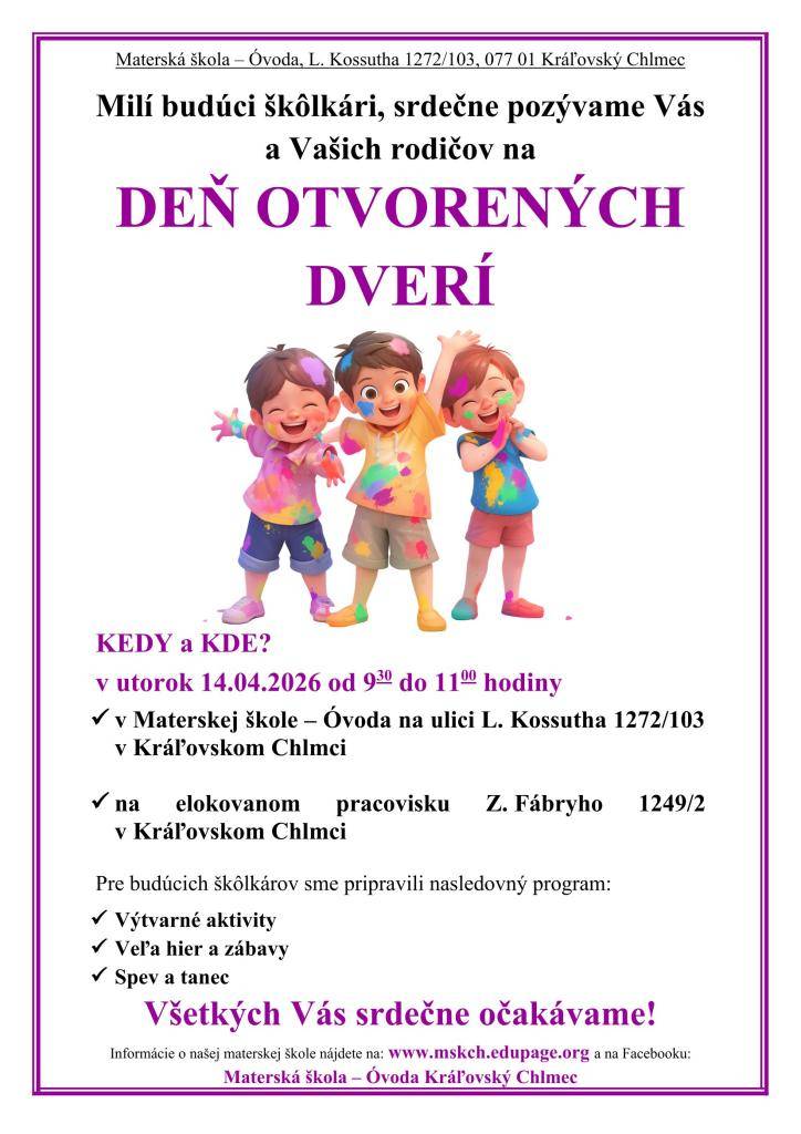 Deň otvorených dverí - Nyílt nap