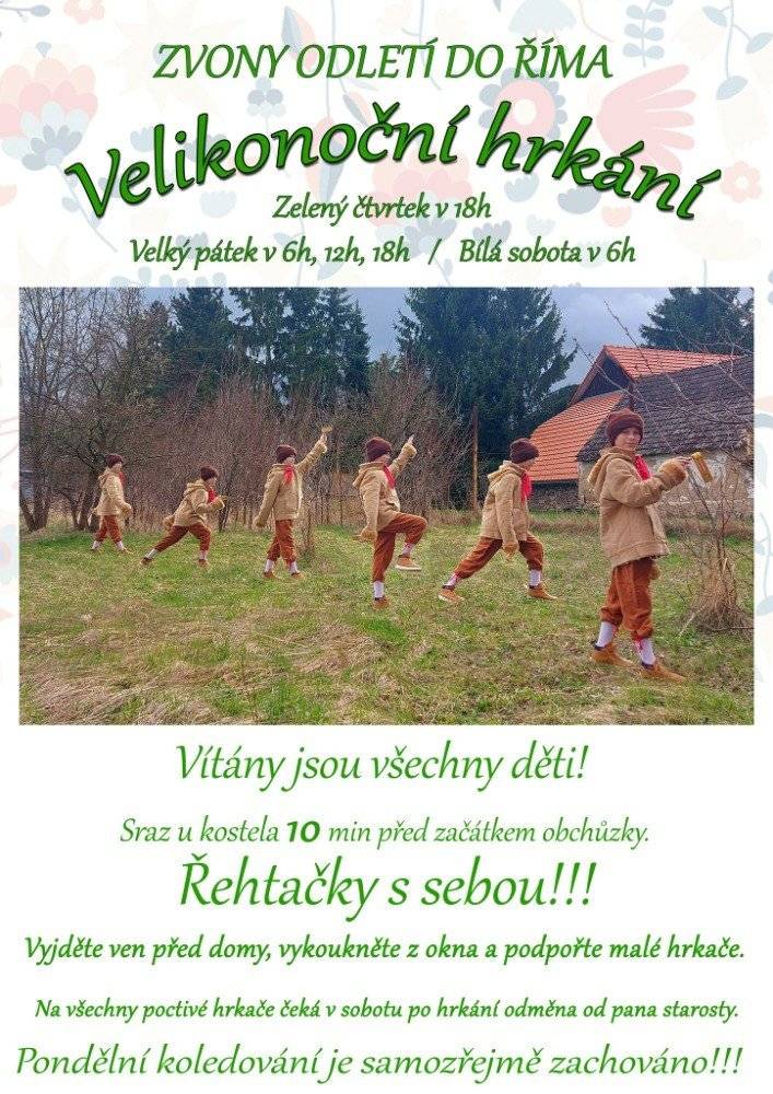Velikonoční hrkání opět zazní v Chrášťanech.