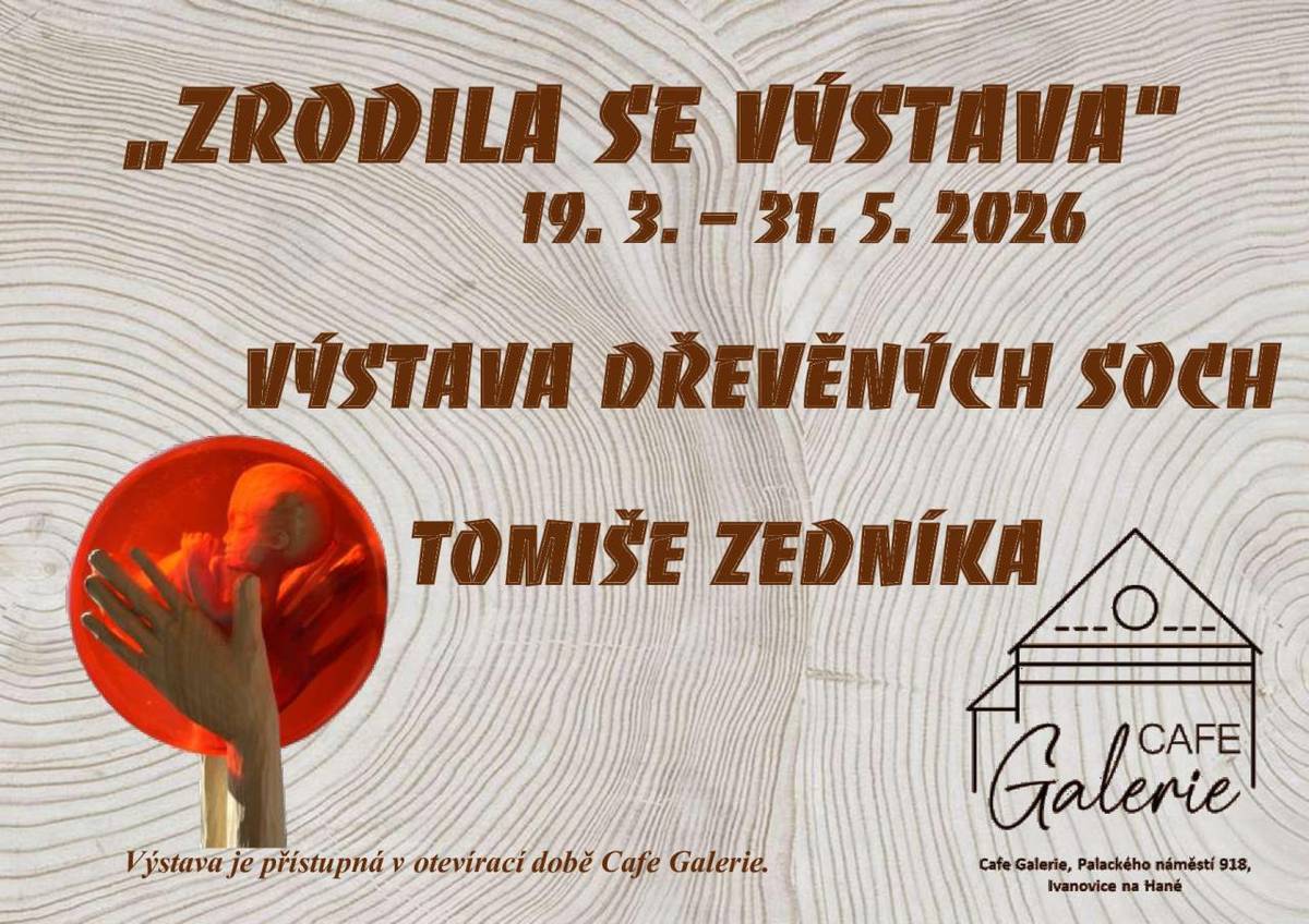 Výstava je přístupná v otevírací době Cafe Galerie.