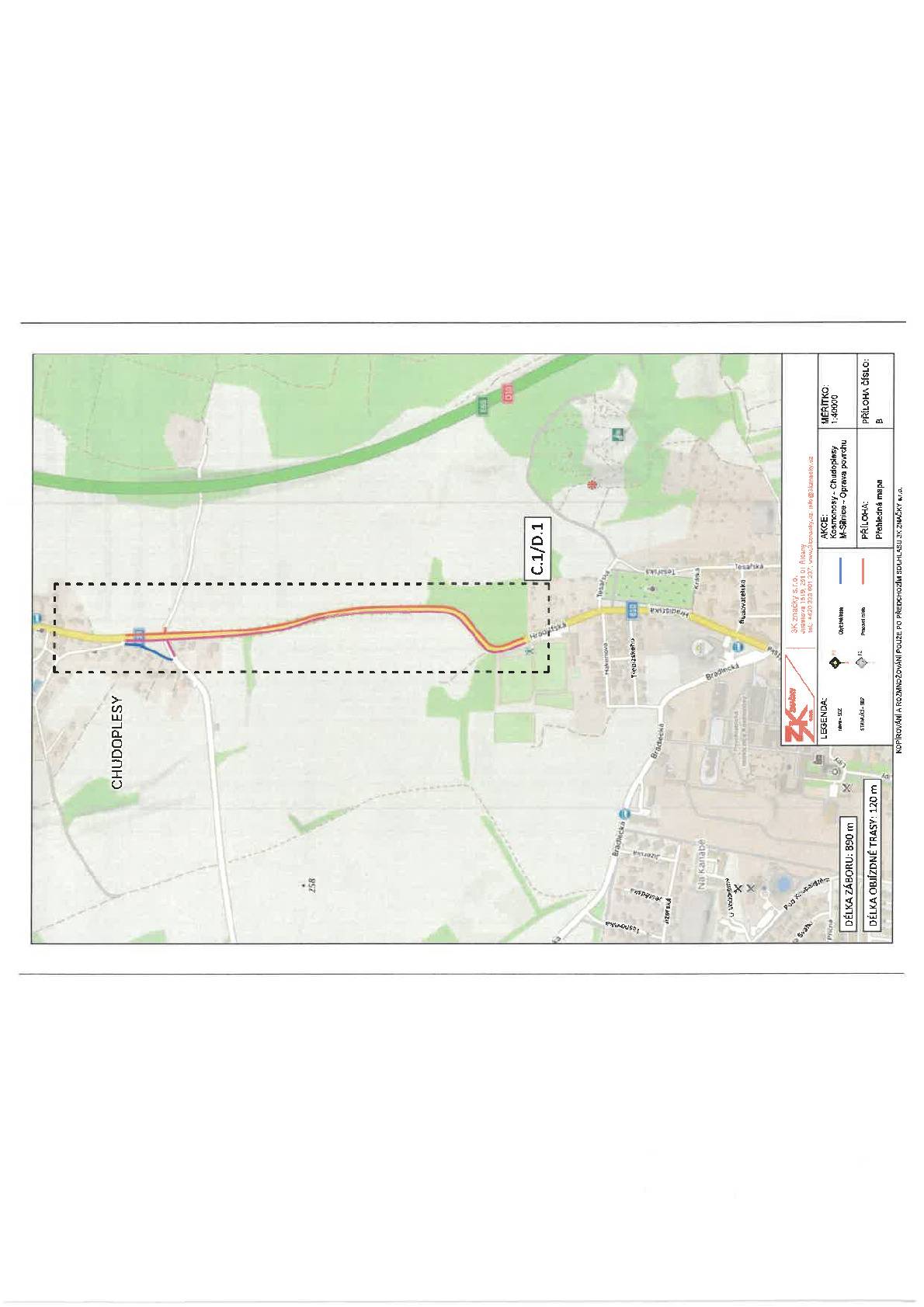 Termín dopravního opatření:  I. etapa 29.03.2026 - 02.04.2026 II. etapa 01.04.2026 - 04.04.2026