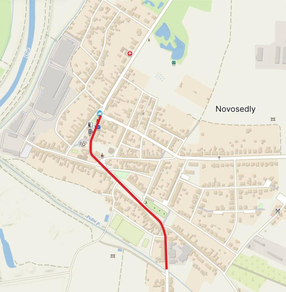 Oprava komunikace - výměna asfaltového povrchu. V termínu 13.4. - 30.4.2026