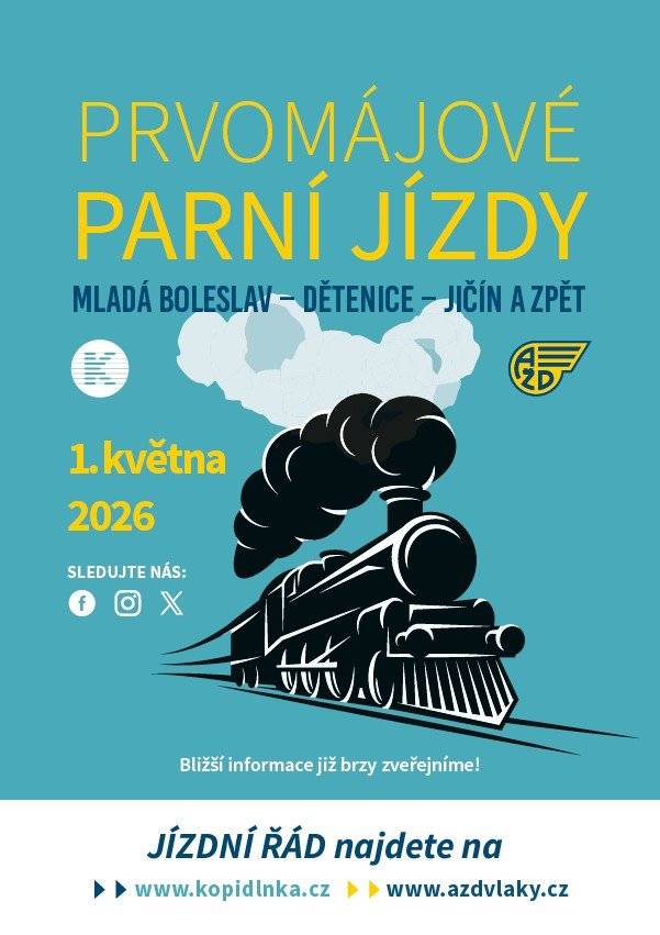 Mladá Boleslav - Dětenice - Jičín a zpět