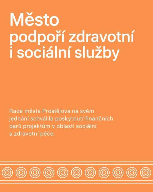 Rada města Prostějova na svém jednání schválila poskytnutí dotací na projekty v sociální oblasti, které přispívají ke zkvalitnění života seniorů i lidí se zdravotním či sociálním znevýhodněním.                               Číst dál...