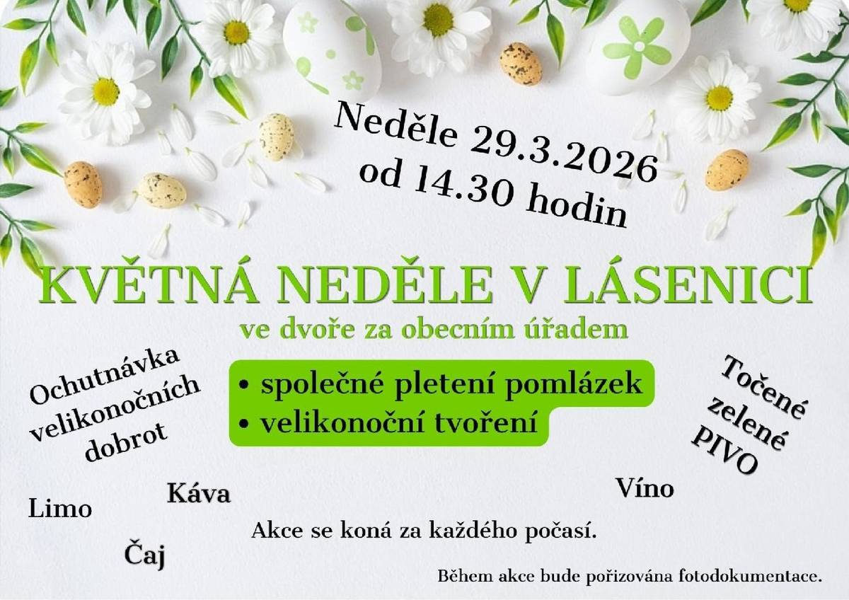 DROBNÁ ZMĚNA: Z DŮVODU NEPŘÍZNIVÉ PŘEDPOVĚDI POČASÍ BUDE CELÝ PROGRAM PROBÍHAT VE VNITŘNÍCH PROSTORÁCH KULTURNÍHO DOMU. VSTUP PŘES HOSTINEC.   JSTE SRDEČNĚ ZVÁNI!