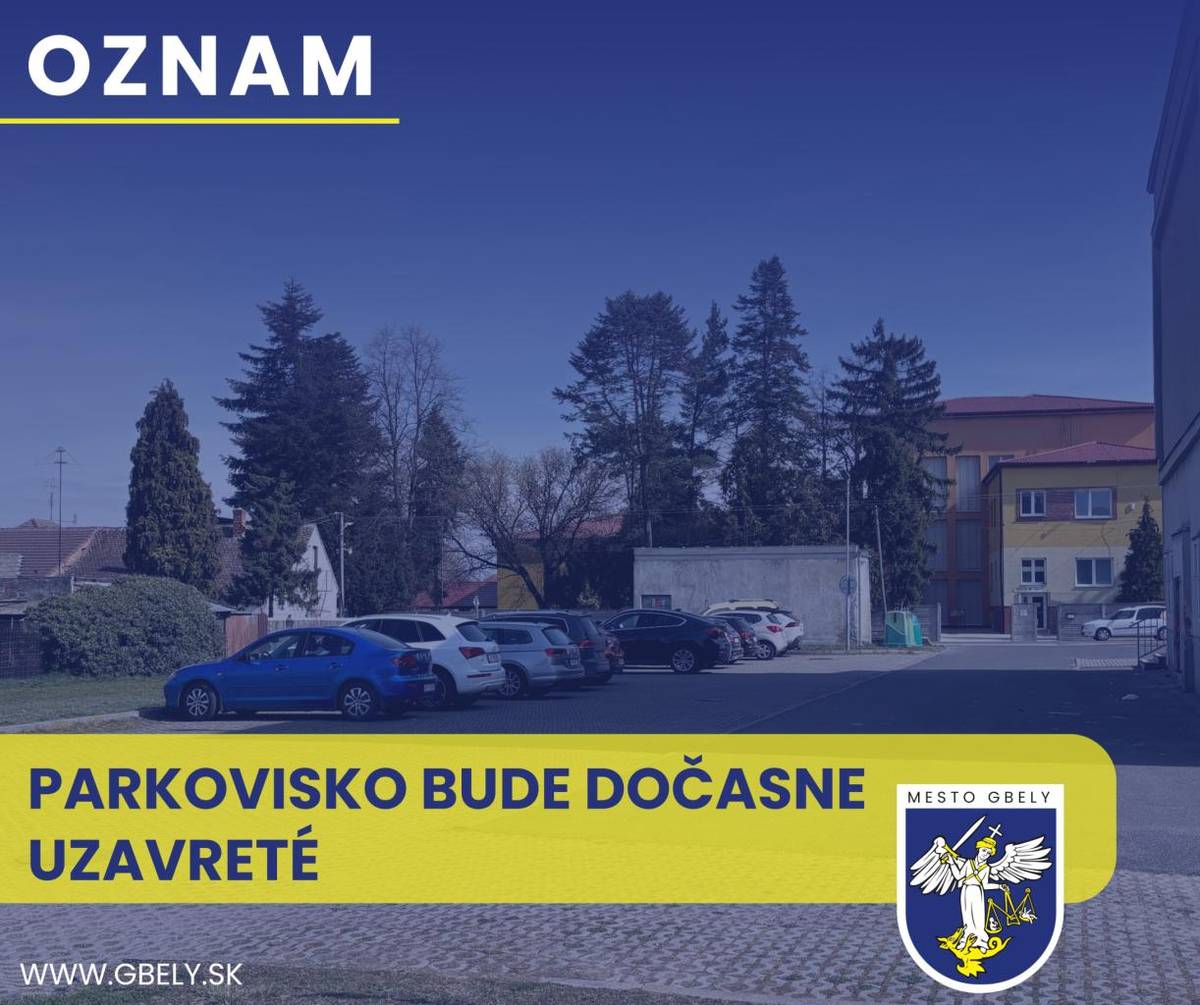 Z dôvodu príchodu a inštalácie kolotočov bude parkovisko pri COOP Jednota dočasne uzavreté.    Kolotoče začnú stavať v nedeľu 29. 3.  Skladanie kolotočov je plánované v termíne 7. – 8. 4.