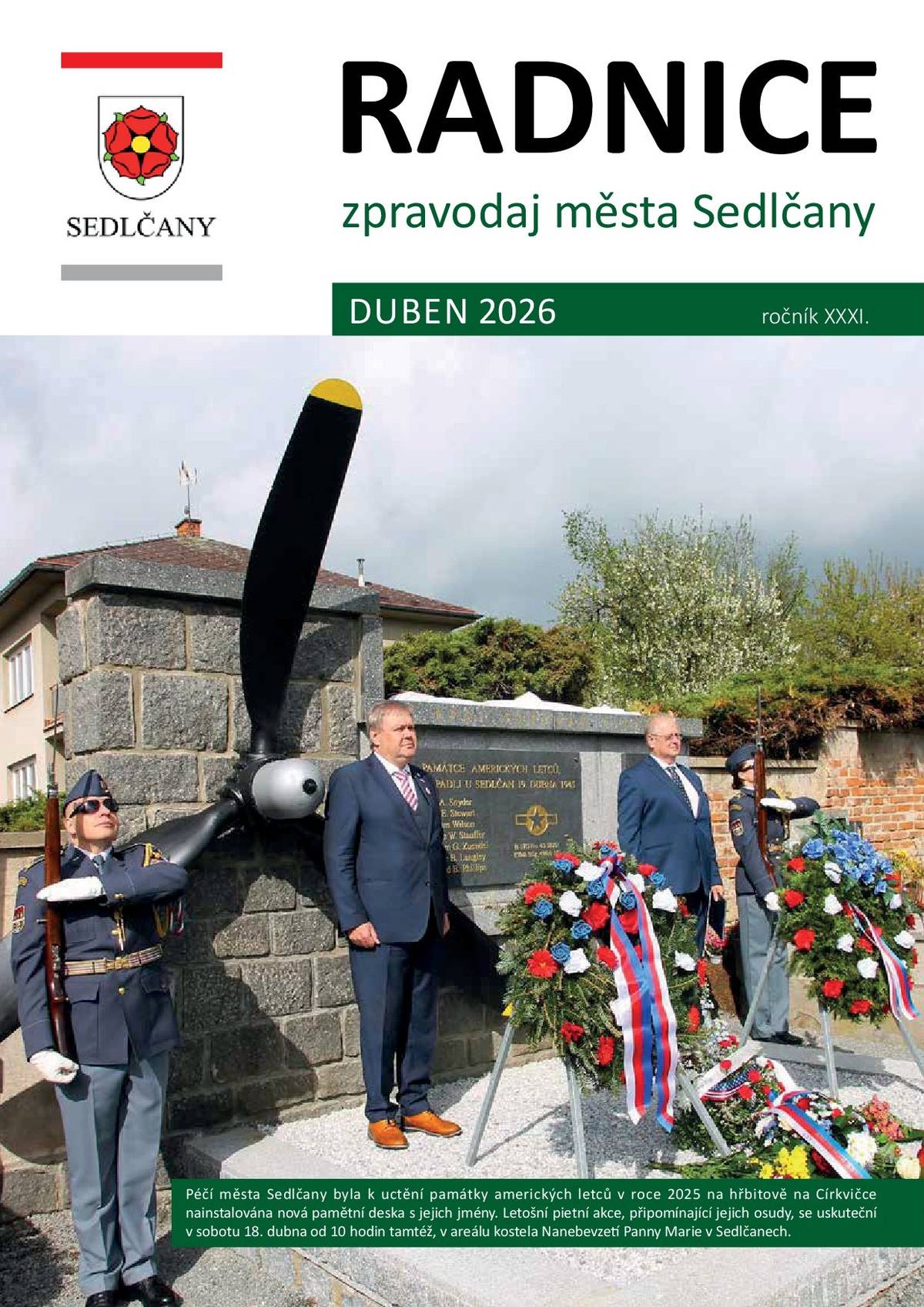 Měsíčník právě míří do vašich schránek. 🏠 Najdete v něm aktuální informace z města, plánované investice, přehled akcí i důležité služby. 📌 Co v něm najdete: • investice a rozvoj města • jarní úklid a svozy 🌿 • kulturní akce 🎭 • aktuální informace z radnice 💻 Online verze: 👉 https://www.mesto-sedlcany.cz/filemanager/files/4992404.pdf