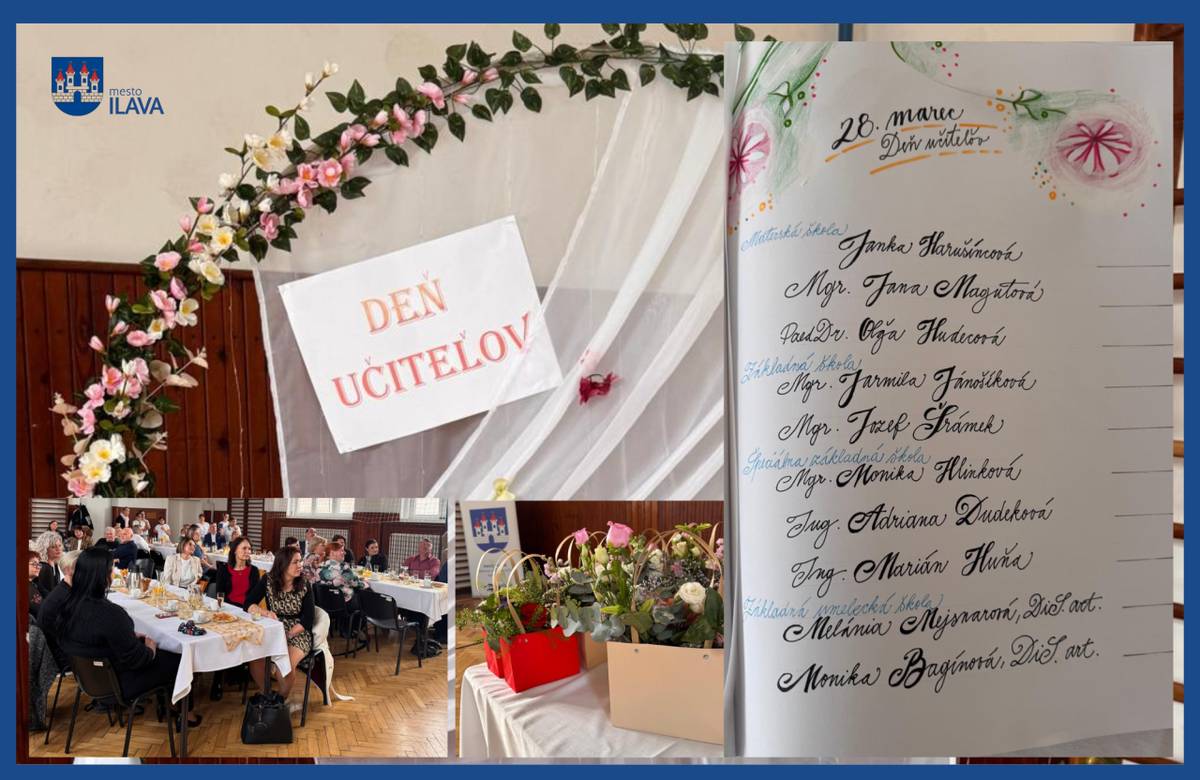 V stredu 25. marca sa konalo slávnostné posedenie pri príležitosti DŇA UČITEĽOV. Tento rok ich sviatok pripadá na nadchádzajúcu sobotu a tak sme ho spolu s nimi oslávili v predstihu.