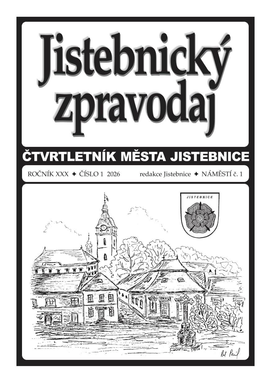 Vážení občané, Jistebnický zpravodaj č. 1/2026 již vyšel, můžete ho najít zde: Jistebnický zpravodaj