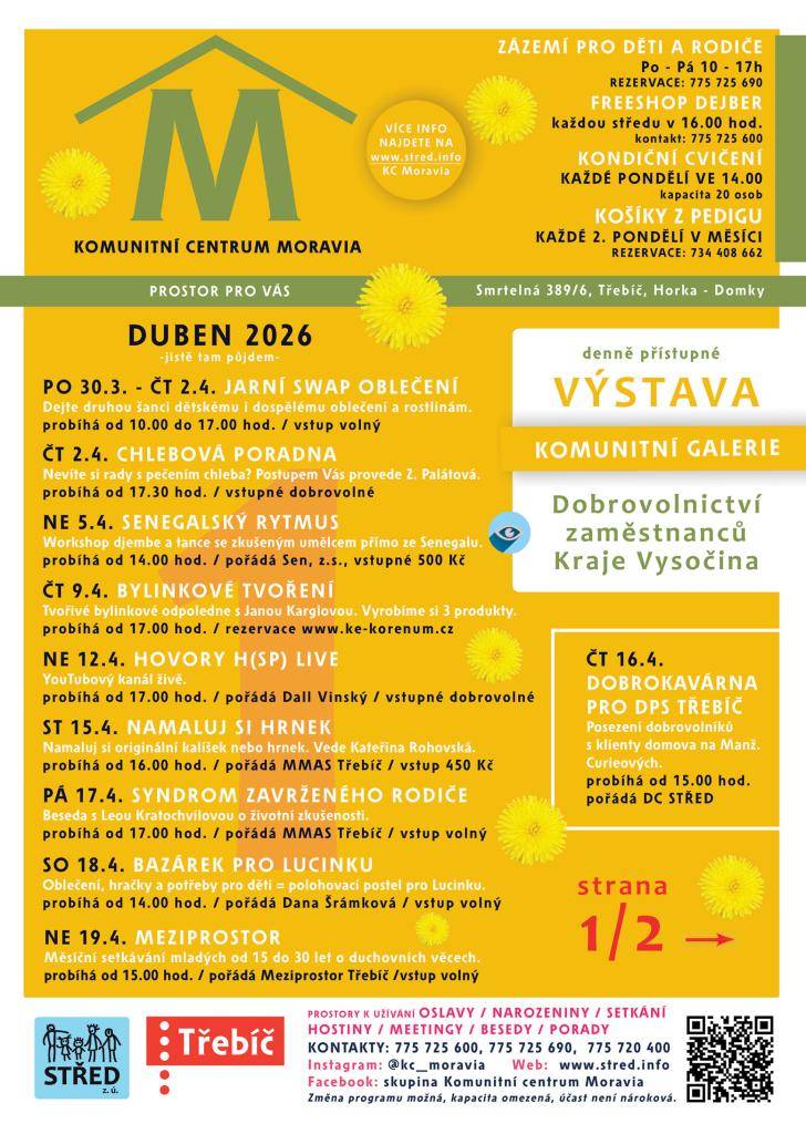 program duben 2026