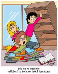 Lehké zranění v knihovně