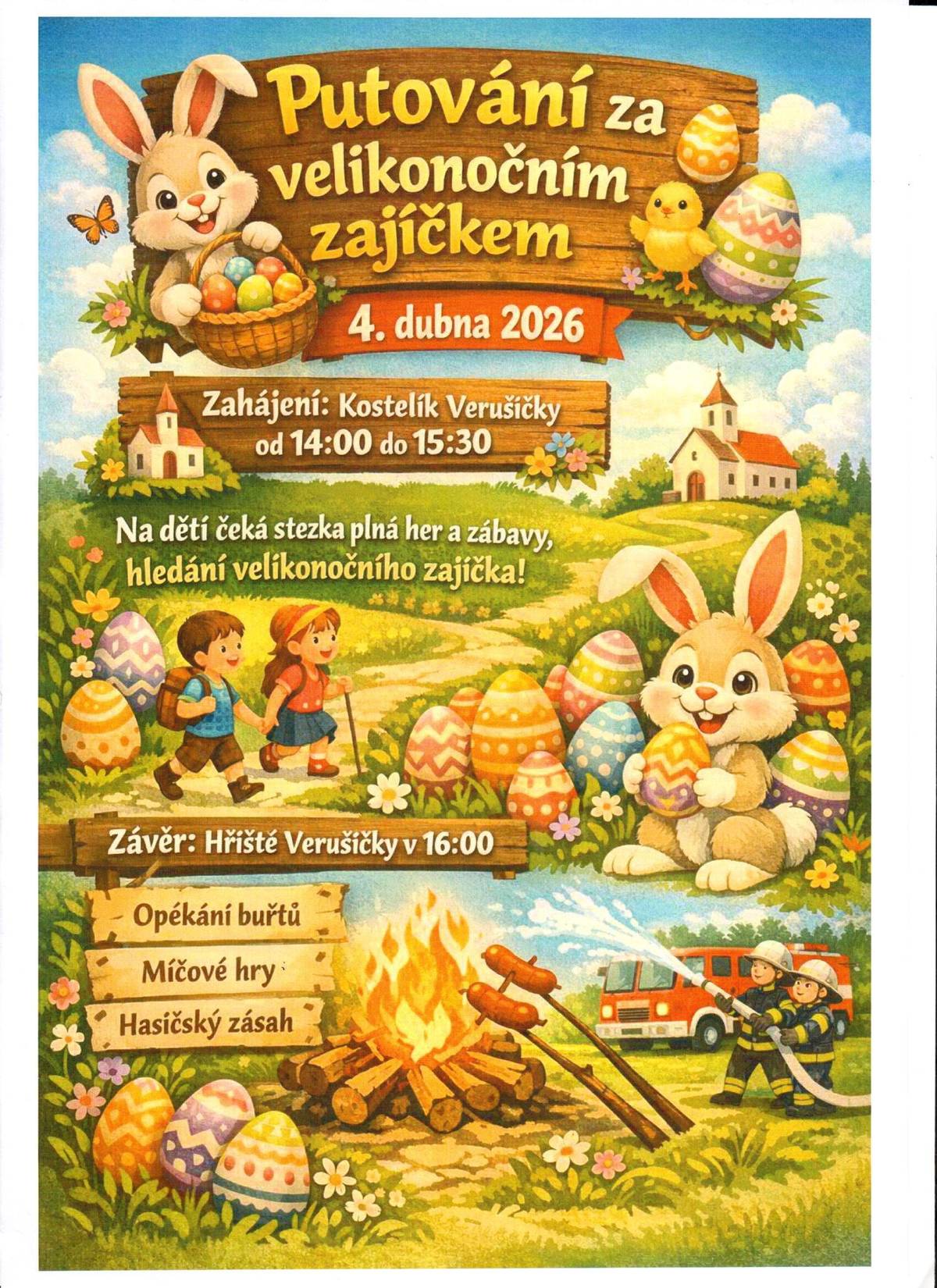 Putování za velikonočním zajíčkem 4.4.2026