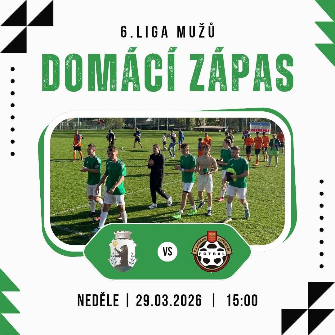 První zápas jarní části sezóny odehrají muži na domácím trávníku...