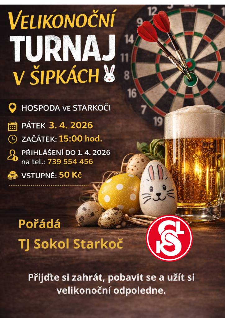 3. 4. 2026, 15:00 hod., sál místní Sokolovny.