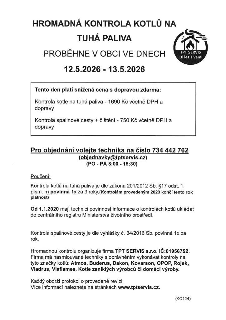 ve dnech 12.5.2026 - 13.5.2026