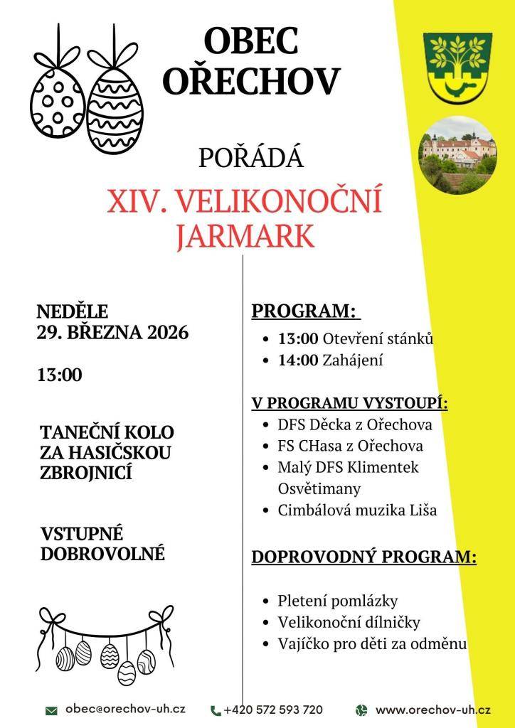 Velikonoční jarmark v Ořechově