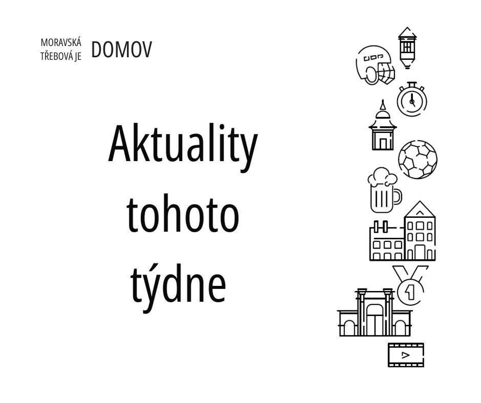 Aby Vám nic neuniklo, zde je seznam aktualit tohoto týdne ➡️celé články najdete na www.moravskatrebova.cz | aktuality |    Záměr výstavby větrných elektráren se projednávat nebude Informace o konání zasedání zastupitelstva Distribuce kompostérů Výzvy k odstranění uskladněných věcí za pomníky / hřbitov Práce u nás Zákaz krmení nutrií Dubnová výzva 10 000 kroků Moravská Třebová má nové prostory pro materiální pomoc Čilý ruch v okolí rybníka Zahrádky Stříbrný certifikát Ekologická obec