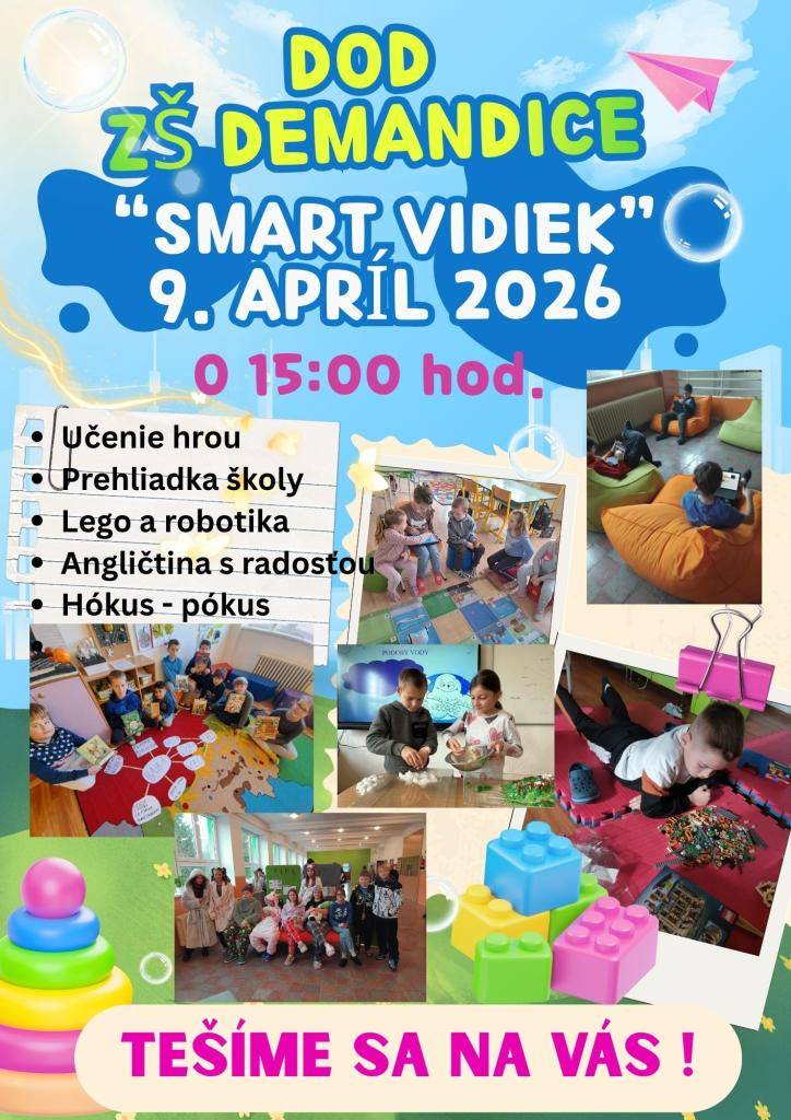 DOD ZŠ Demandice dňa 09.04.2026 o 15:00 hod.