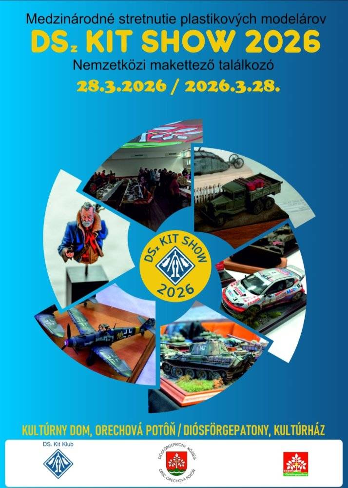 V dňoch 28. marca 2026 sa uskutoční medzinárodné stretnutie plastikových modelárov v Kultúrnom dome Orechová Potôň. Na podujatí sa môžete tešiť na výstavu modelov, súťaž a zaujímavé sprievodné programy.