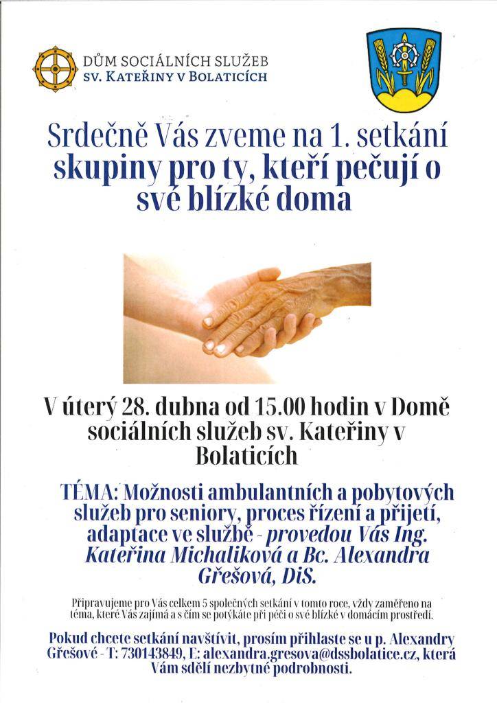 Setkání pečujících o své blízké doma