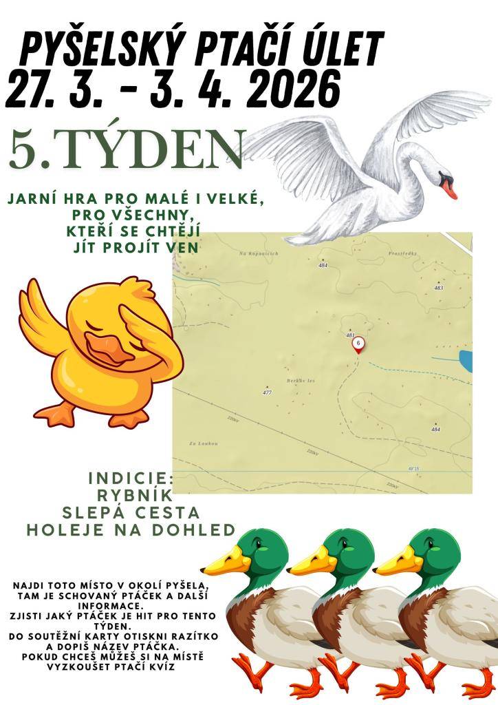 Další ptáček se nám objevil, najdete ho?