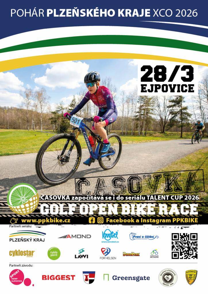 Zveme vás na atraktivní závod horských kol, který se uskuteční 28. března 2026 v Ejpovicích v rámci seriálu POHÁR PLZEŇSKÉHO KRAJE XCO 2026.