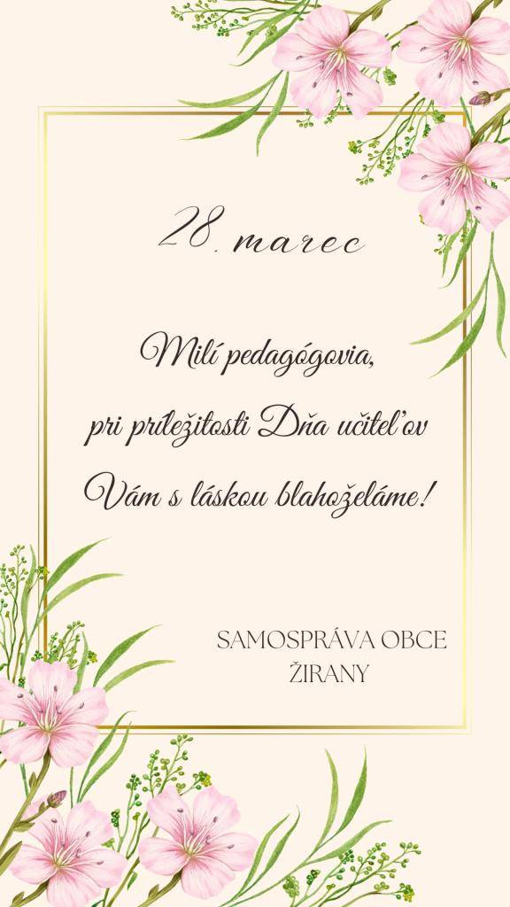 „Budúcnosť sa začína tam, kde pracuje dobrý pedagóg.“