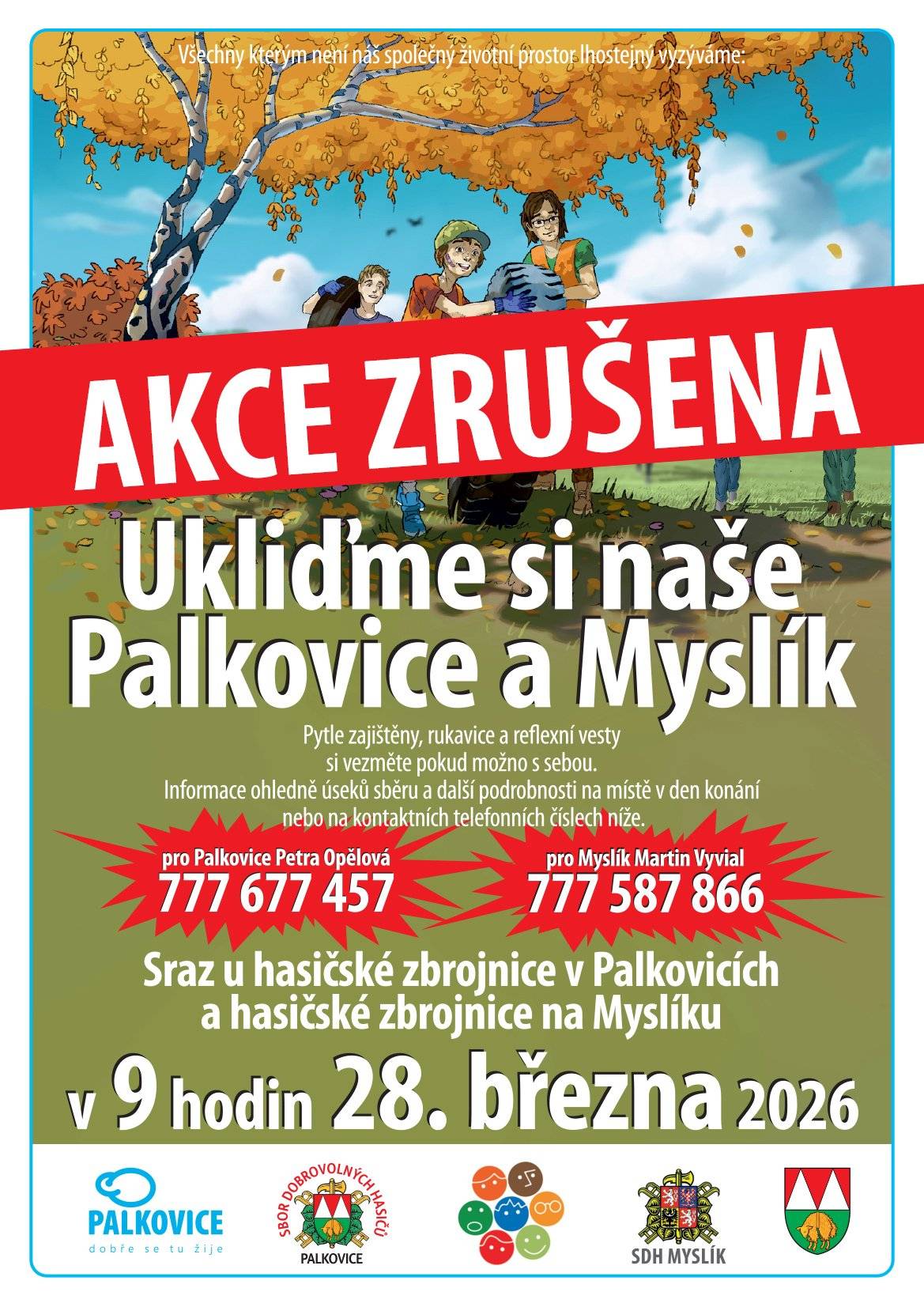 Z důvodu nepříznivé předpovědi počasí se akce ruší. Děkujeme za pochopení.