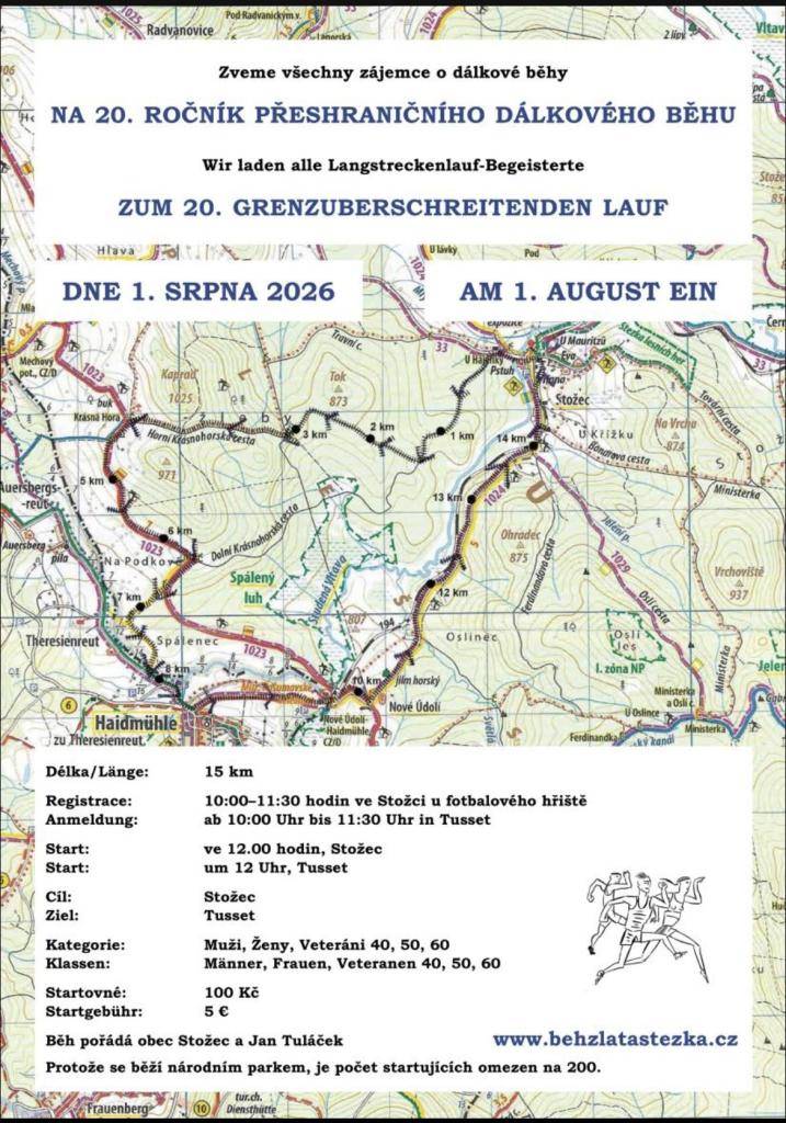 20. ročník přeshraničního dálkového běhu