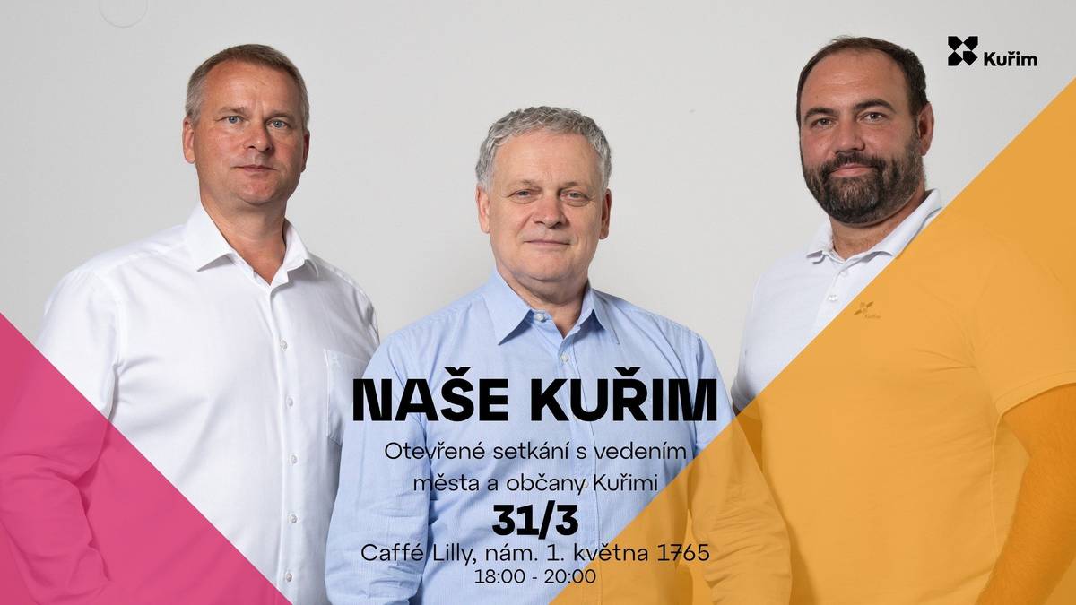 Další setkání vedení města s veřejností se koná již dnes v kavárně na náměstí 1. května. Pokud vás něco zajímá nebo se chcete na cokoliv zeptat, přijďte dnes od 18:00.