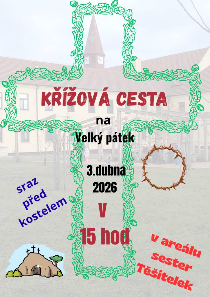 sraz před kostelem 3.dubna 2026 v 15:00