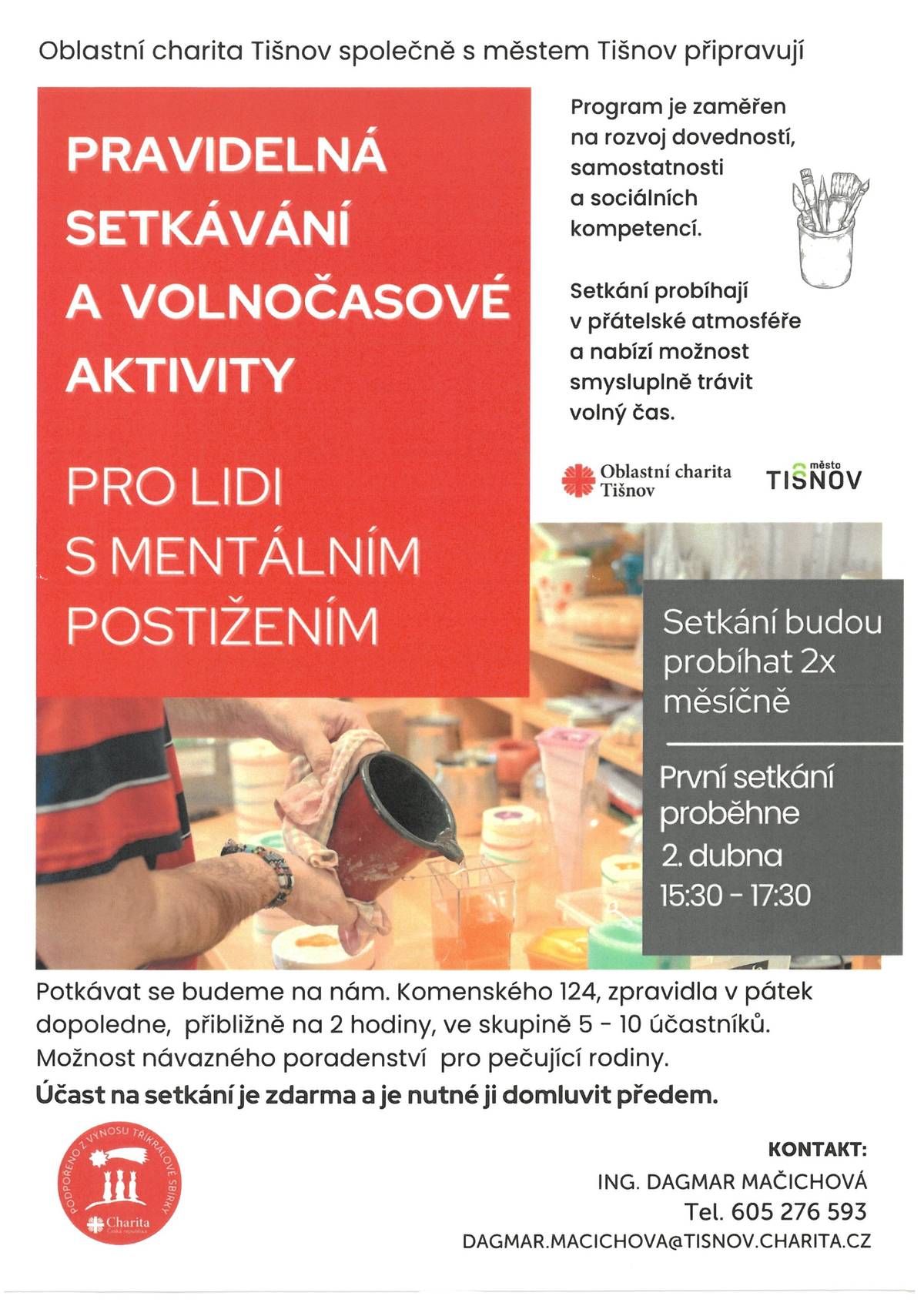 Setkání a poradenství od 2. 4. 2026