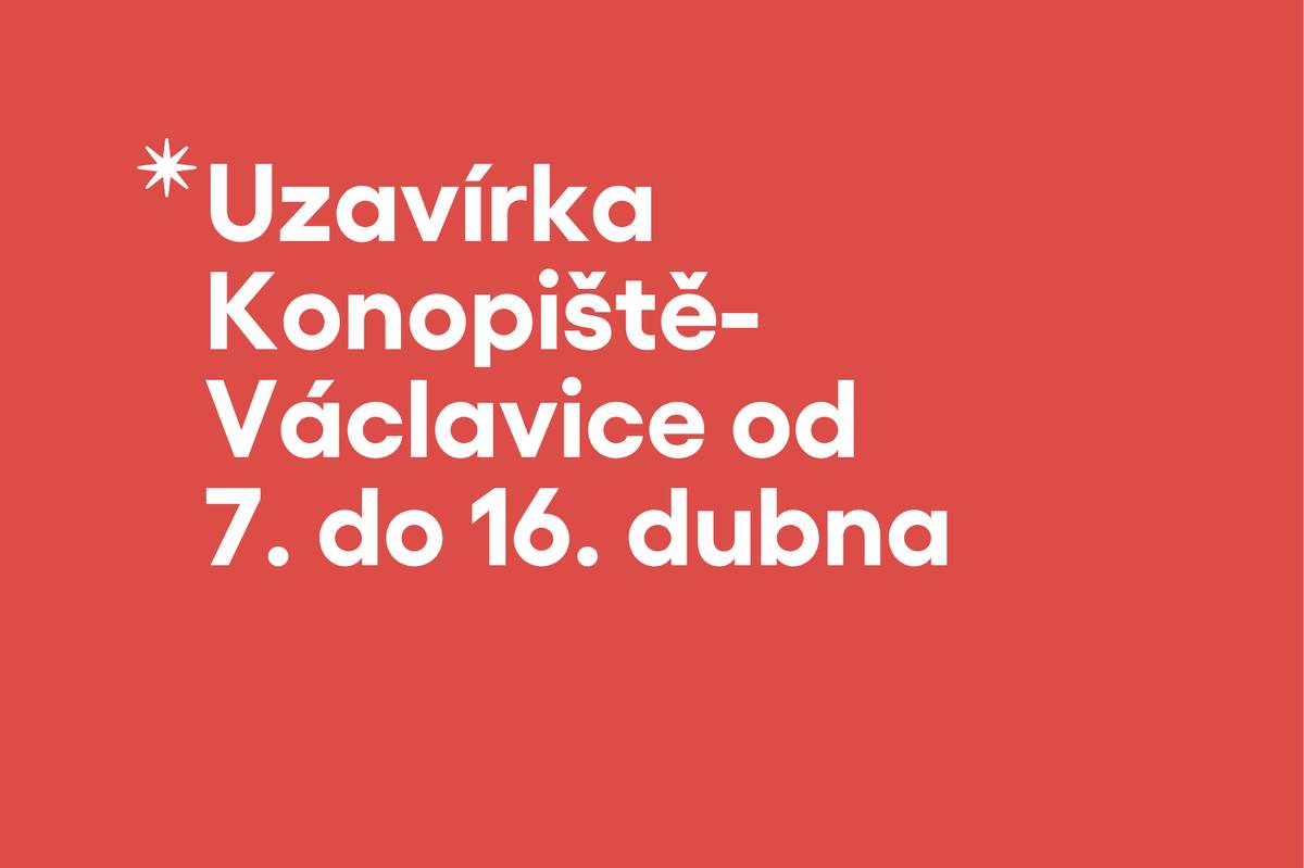 V termínu od 7. dubna do 16. dubna 2026 bude uzavřena silnice III/10614 v úseku mezi Konopištěm a Václavicemi. Omezení souvisí s opravou povrchu komunikace v rámci rekonstrukce mostu na Konopišti.